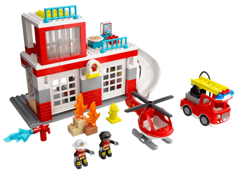 LEGO® DUPLO® Tűzoltóállomás és helikopter (10970)
