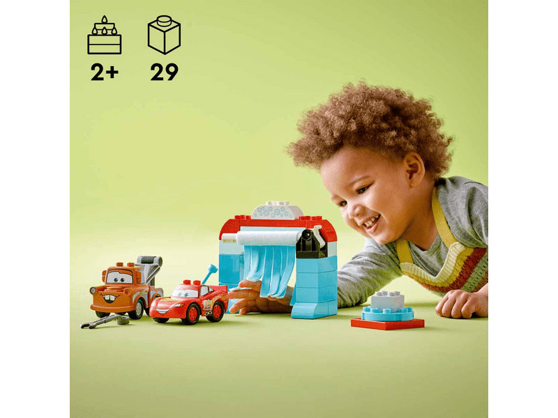 LEGO® DUPLO Villám McQueen és Matuka vidám autómosása (10996)