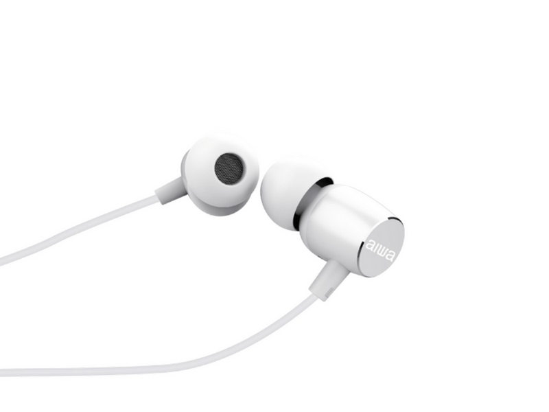 Aiwa ESTM-20WT Žičane slušalice, bijele