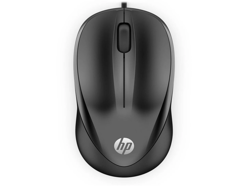 HP 1000 Vezetékes egér, Fekete (4QM14AA)