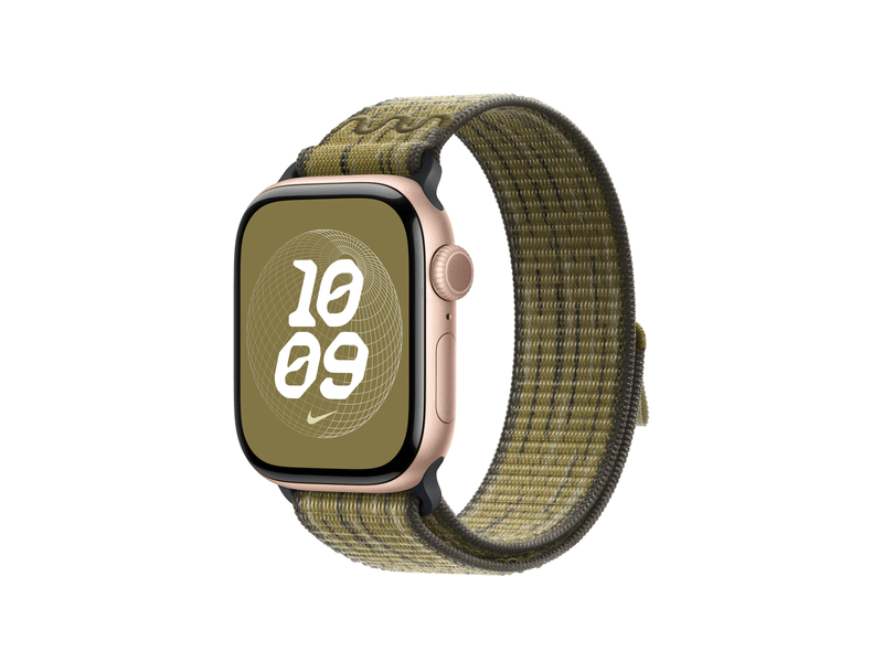 Apple Watch 40 mm-es zöld-szürke Nike sportpánt (MC1H4ZM/A)