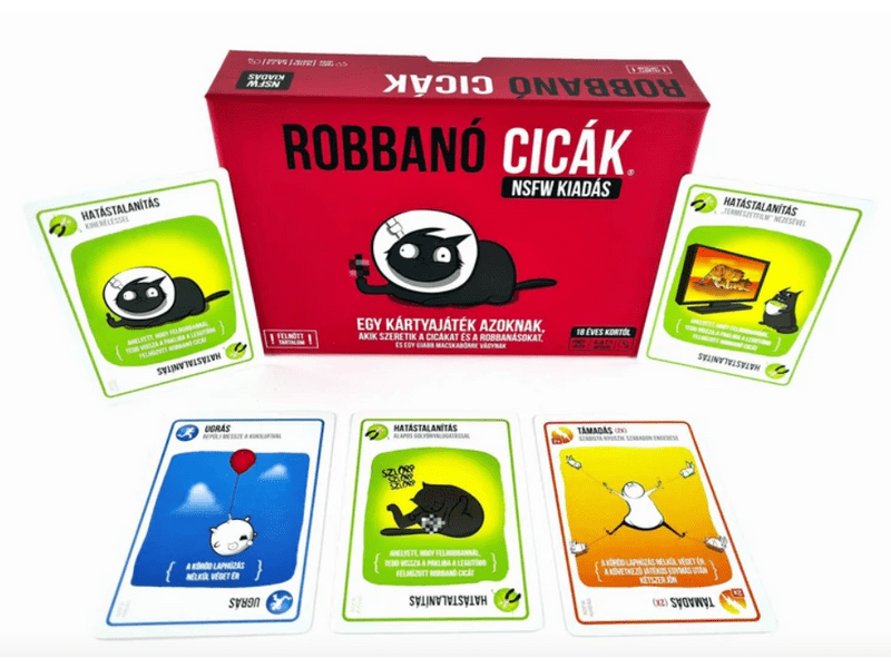 Robbanó cicák: NSFW kiadás Társasjáték (EXP 10007)