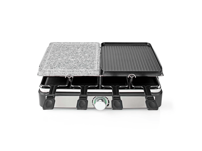 Nedis FCRA300FBK8 Gourmet/raclette grill, 8 személyes