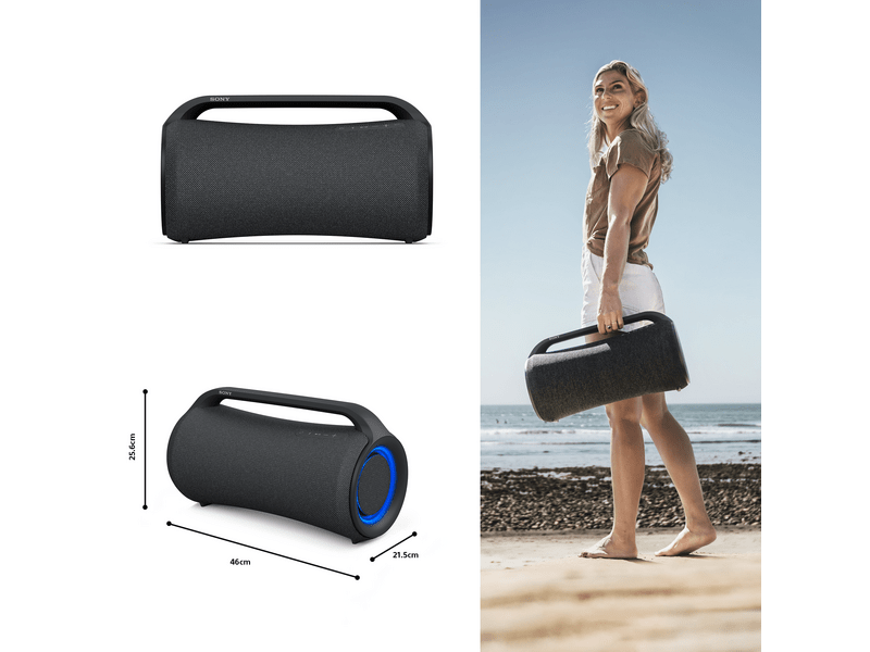 Sony SRS-XG500 Hordozható vezeték nélküli hangsugárzó (SRSXG500B.EU8)