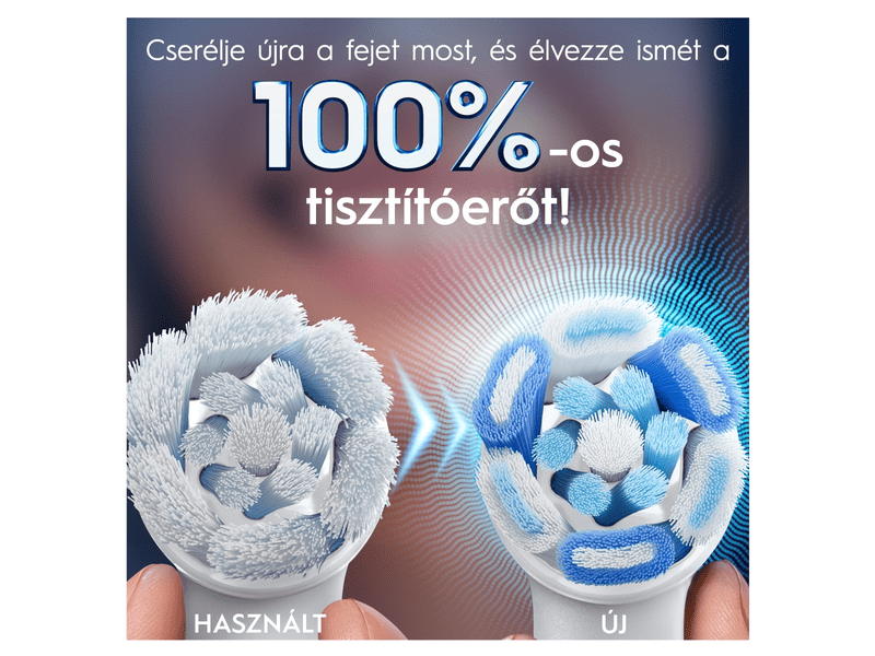 Oral-B iO Ultimate Clean fogkefefej, fehér, 4 db