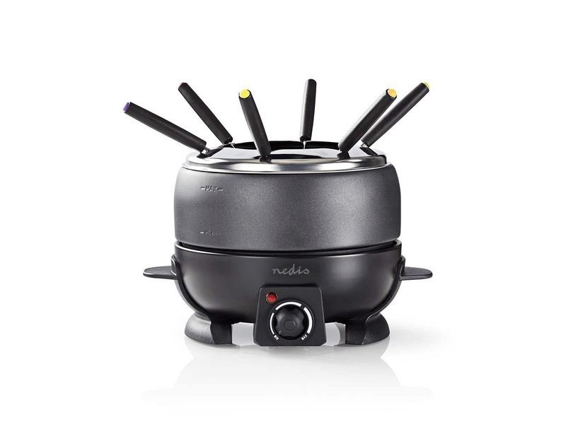 Nedis FCFO110EBK6 Fondue szett, 6 személyes, 2,3 l