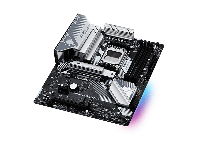 ASRock B650 PRO RS Alaplap, AM5