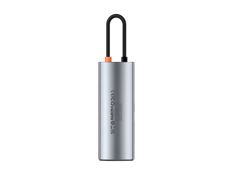 Baseus Metal Gleam 7-Port USB Type-C HUB dokkoló állomás