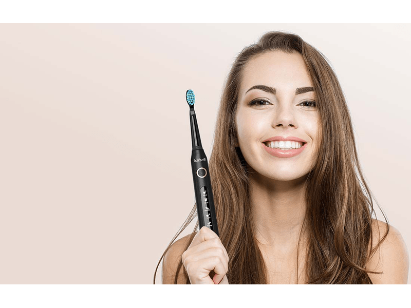 FairyWill FW-507 Szónikus fogkefe, Fekete