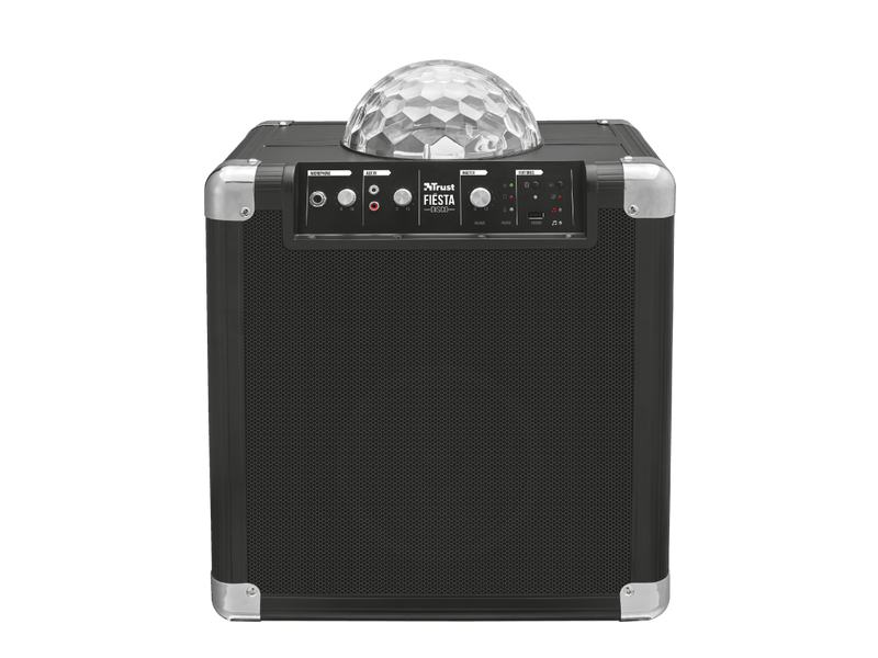 Trust 21405 Fiesta Disco vezeték nélküli hangszóró, partyfényekkel és mikrofonnal