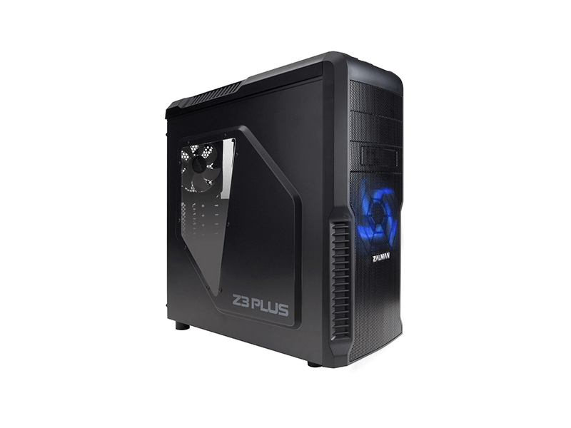 Zalman Z3 Plus Midi ATX Ház, Fekete