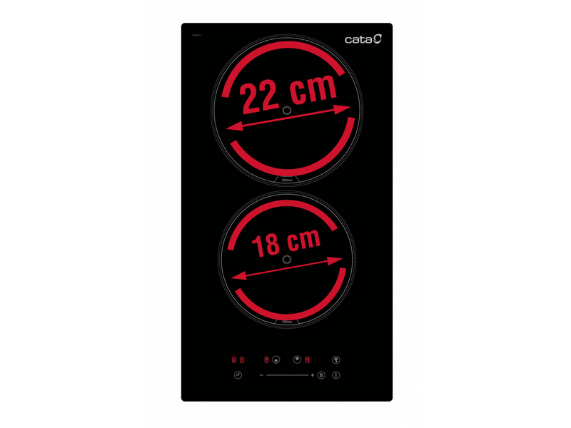 Cata ISB-3102 BK/A Beépíthető domino indukciós főzőlap