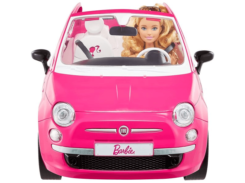 Barbie: Fiat 500 autó Barbie babával (GXR57)