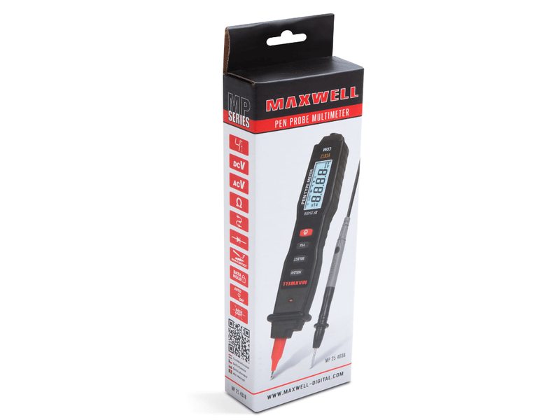 Maxwell 25403B Digitális, automata toll multiméter