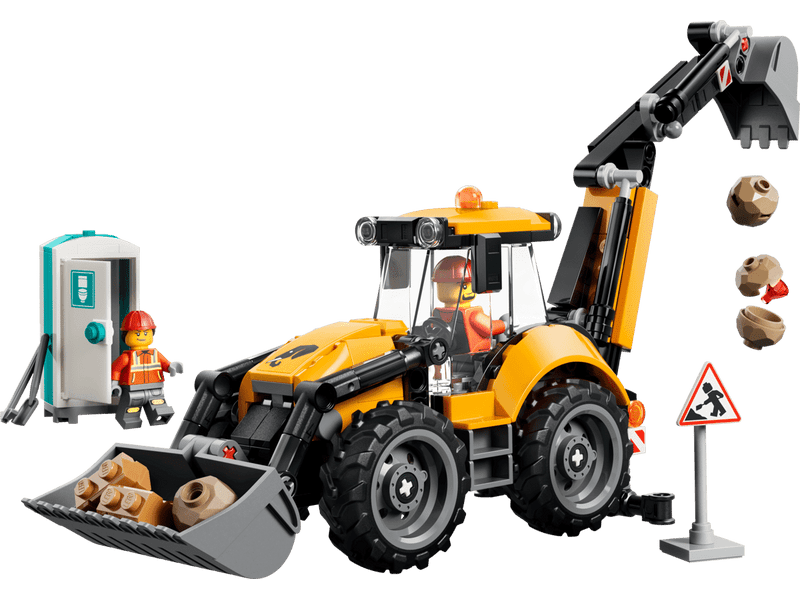 LEGO® City Sárga árokásó-rakodó (60480)