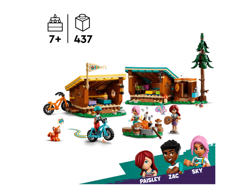 LEGO® Friends Ugodne kabine u avanturističkom kampu (42624)