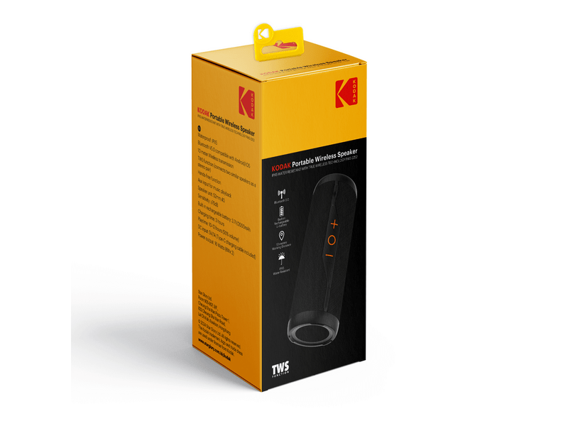 Kodak KO-PWS-2252 Hordozható hangszóró, fekete