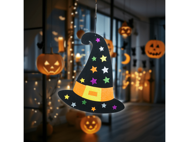 Halloween dekoráció boszorkánykalap