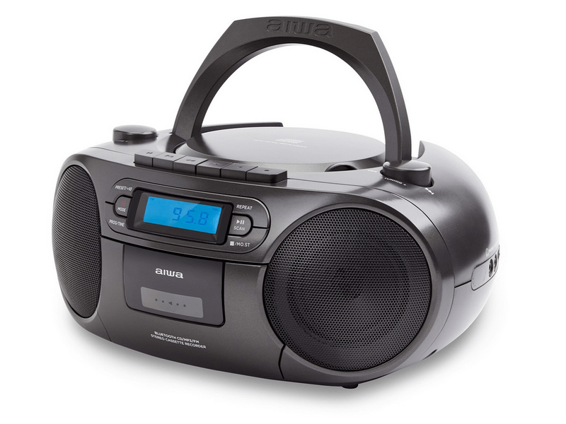 Aiwa RC-250BK hordozható retro boombox, fekete