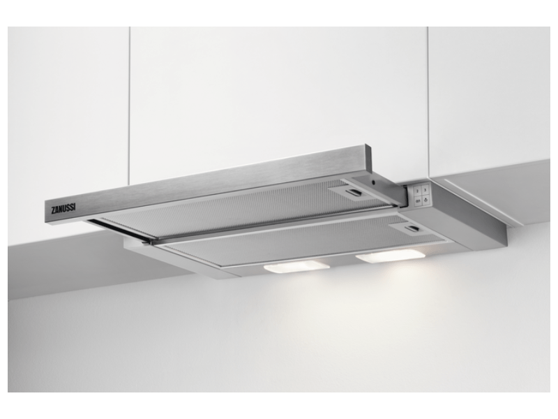 Zanussi ZFP316S Beépíthető kihúzható páraelszívó