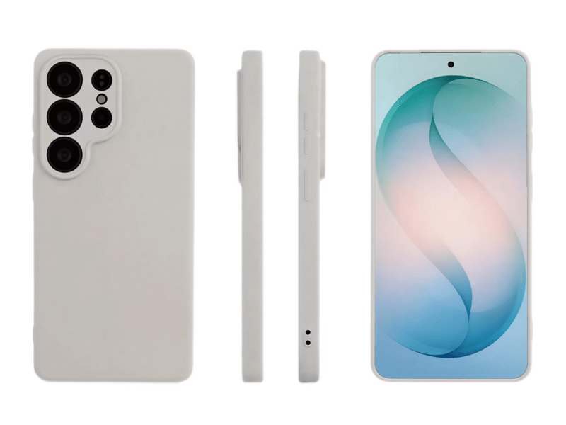 Cellect Samsung Galaxy S26 Ultra Szilikon tok, törtfehér (CEL-PREM-SAM-S26U-W)