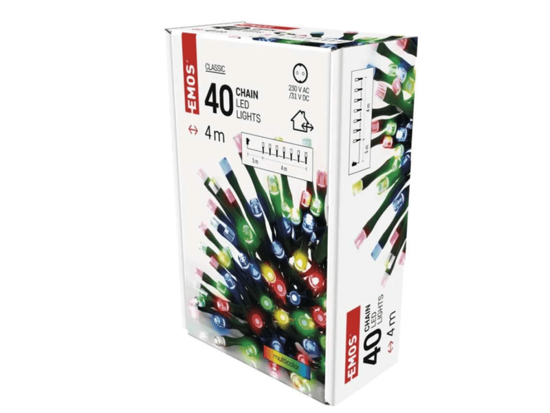 EMOS ZY0811T LED karácsonyi fényfüzér, 4 m