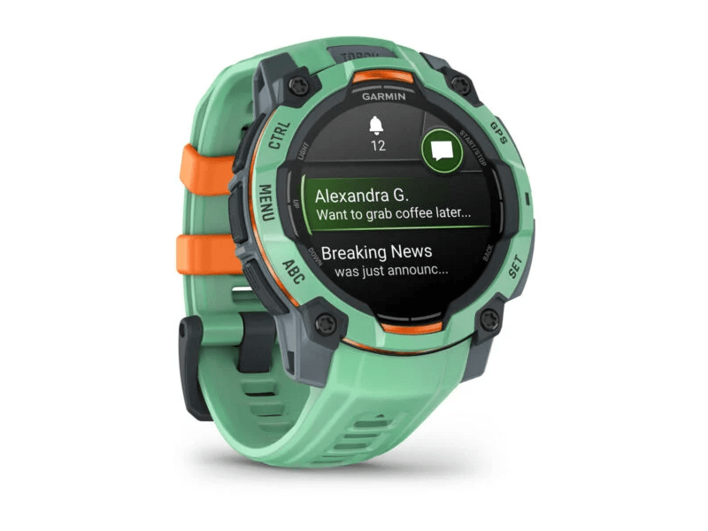 Garmin Instinct 3 AMOLED okosóra, 45mm, tropic (010-02936-01)