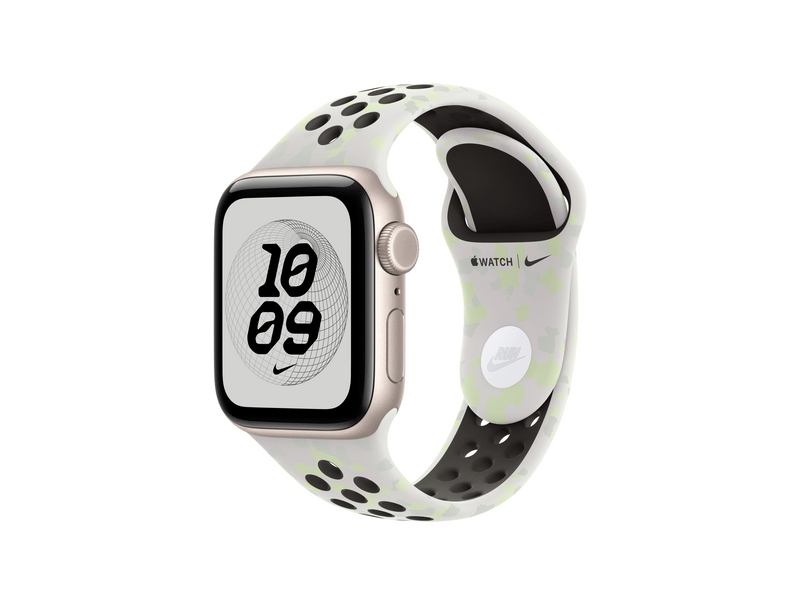 Apple Watch 40 mm‑es klasszikus fehér Nike sportszíj, M/L (MKT44ZM/A)