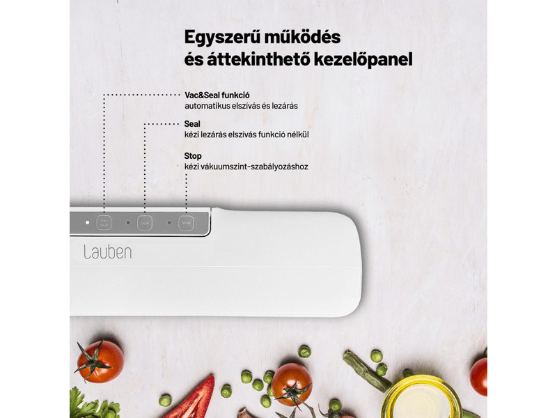 Lauben 10WT Vákuumfóliázó, fehér