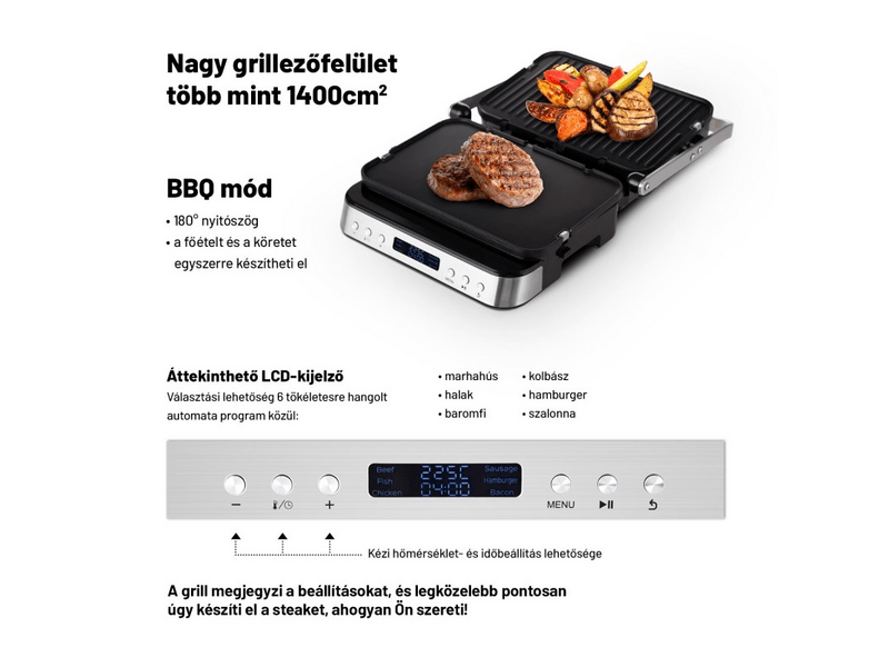 Lauben 2000ST Deluxe Kontaktgrill