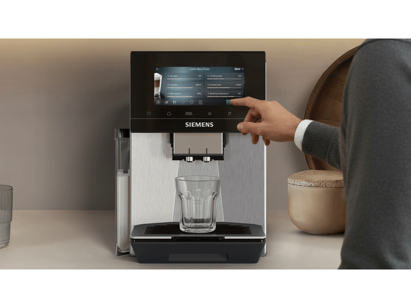 Siemens EQ900 iAroma Automata kávéfőző, nemesacél (TQ923E83)