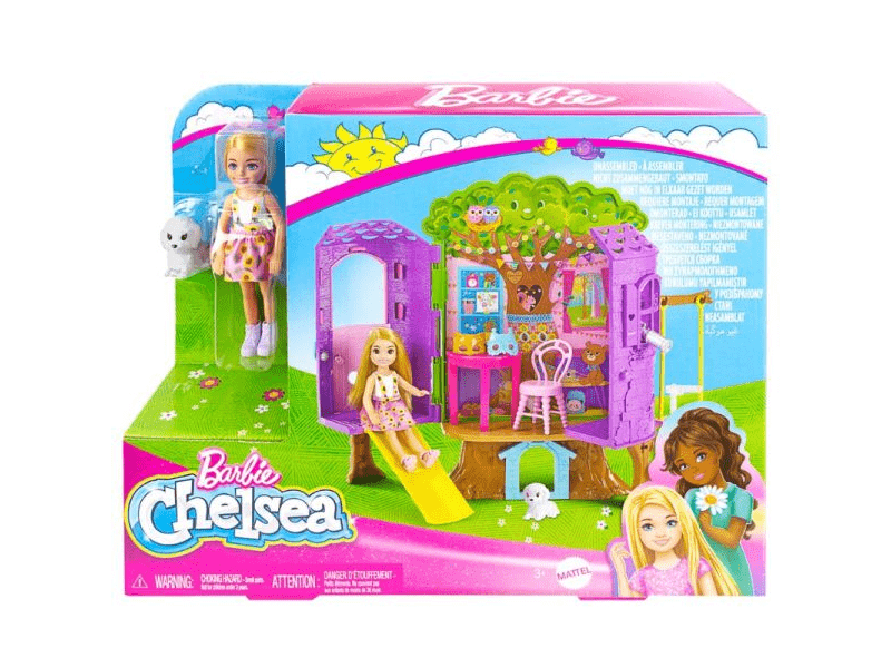 Barbie, a film: Chelsea lombháza játékszett (HPL70)