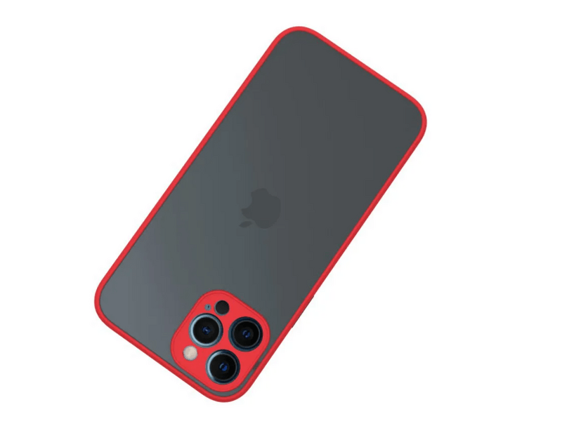Cellect iPhone 13 Mini műanyag tok, piros, fekete (MTIPH1354RBK)