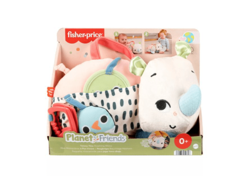 Fisher-Price Planet Friends: Pocakrinó babafoglalkoztató plüssjáték (HYR55)