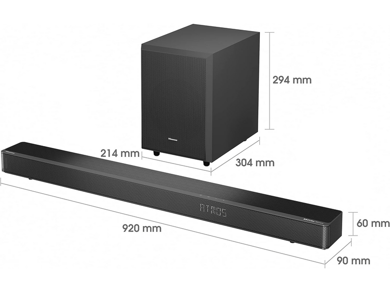 Hisense AX3120G 3.1.2 Hangprojektor