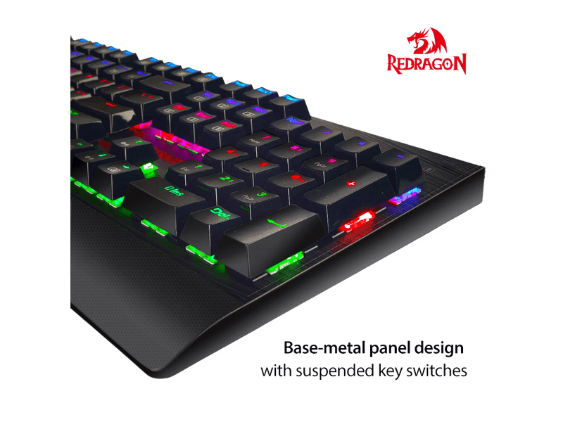Redragon Kala RGB Vízálló Gaming Billentyűzet (K557RGB_BROWN_HU)