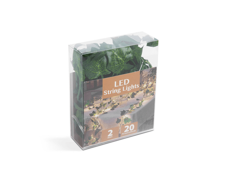 LED dekoráció - 20 LED - 2 m - melegfehér (58934B)