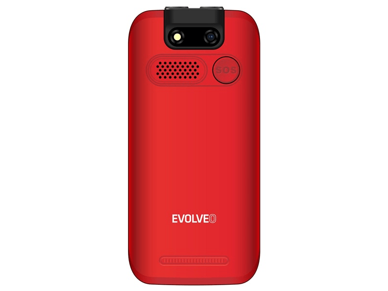 Evolveo EasyPhone ET Nyomógombos mobiltelefon, piros (SGM EP-851-ETR)