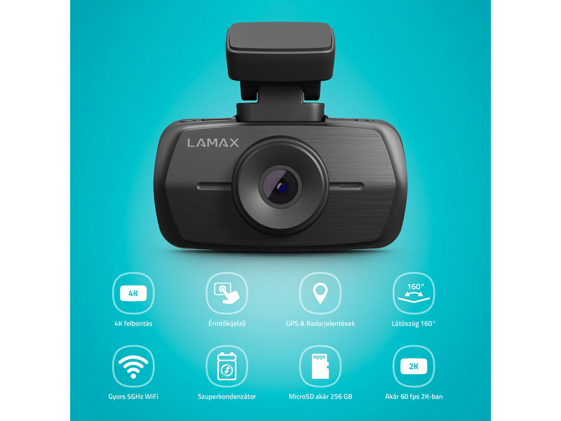 LAMAX C11 GPS 4K Autós menetrögzítő kamera