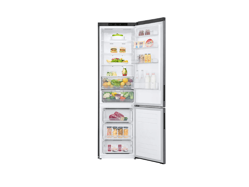 LG GBP62DSNCC1 Alulfagyasztós hűtőszekrény, 384 l, Grafitszürke