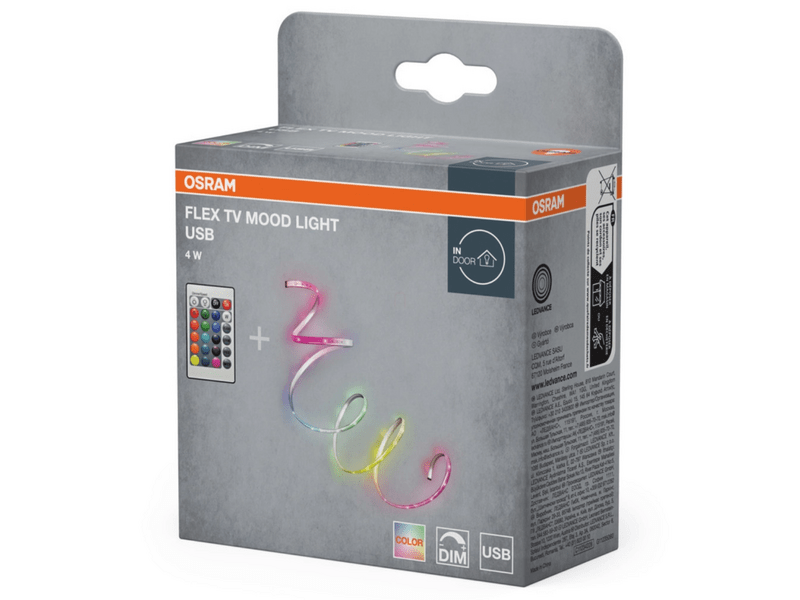 Osram Flex TV Mood Light RGB LED szalag távirányítóval 1,5m