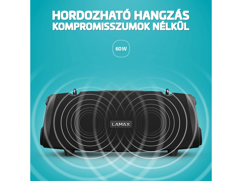 LAMAX Eclipse1 Hordozható hangszóró (LXWSMECL1NNBA)