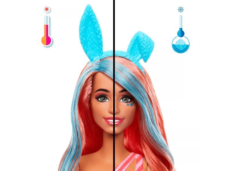 Barbie: Slime Reveal Állati buli - Nyuszi (JCN87)