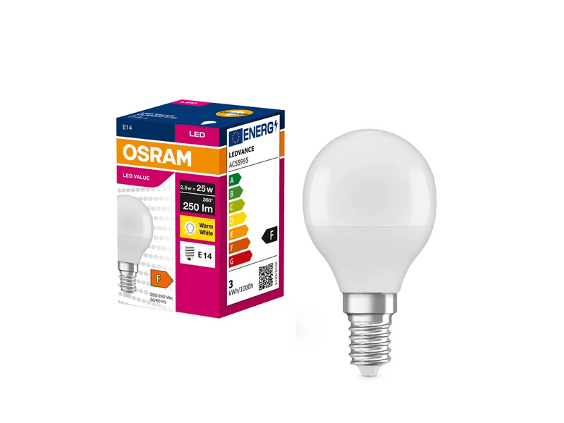 Osram value izzó P25 2,5W/827 E14