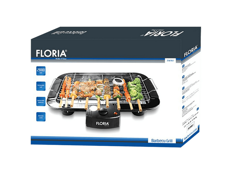 Floria ZLN2867 Elektromos grill, 2000W
