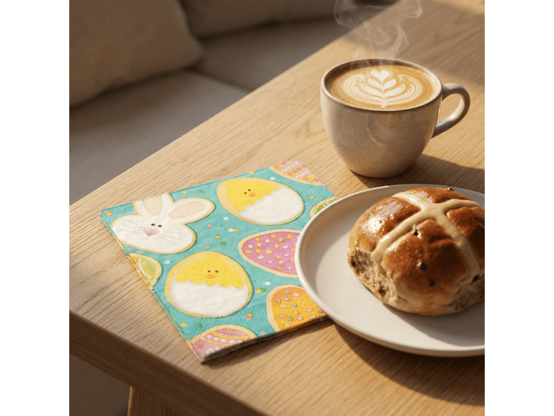 Family 57987 Húsvéti szalvéta, 3 rétegű, 16 db/csomag