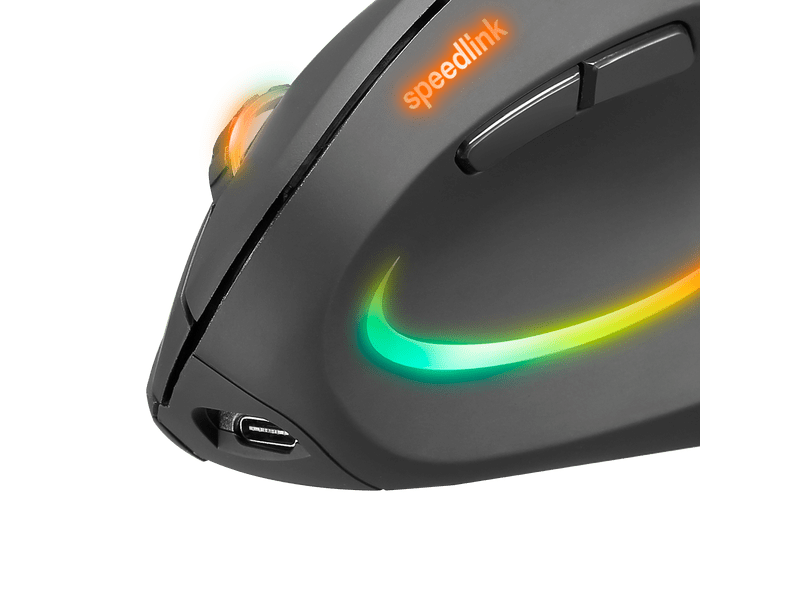 Speedlink Piavo Pro Ergonomikus egér (SL-630026-BK)