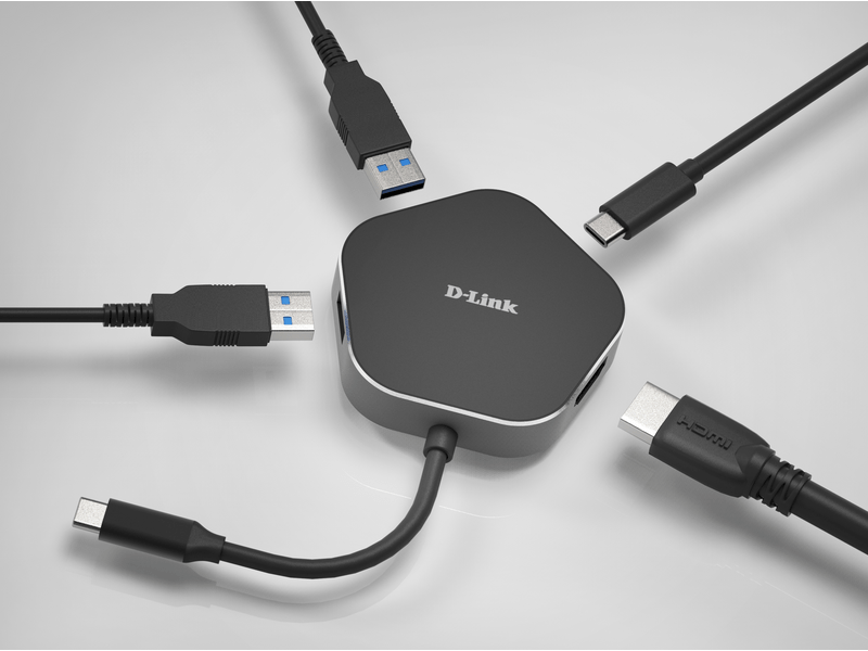 D-Link DUB-M420 USB-C HUB, 2xUSB, 1xHDMI, 1xUSB-C