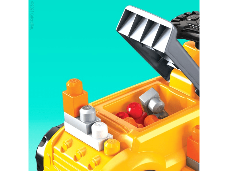 Mega Bloks: Caterpillar bébitaxi építőkockákkal (HDJ29)