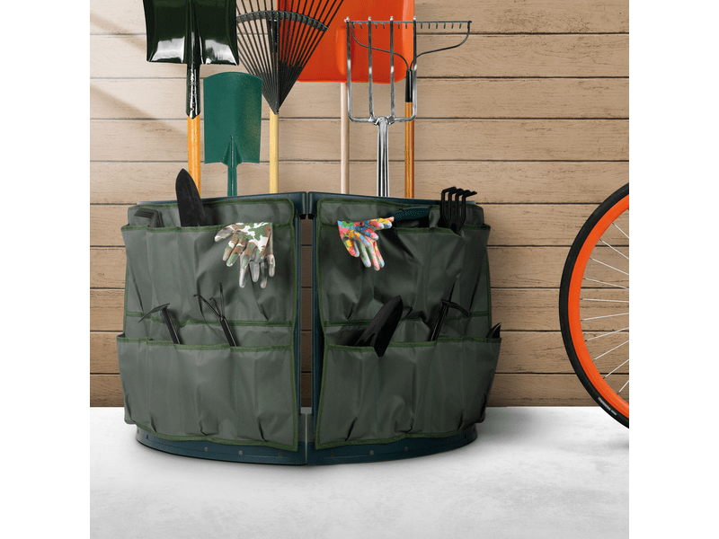 Garden of Eden Plastični kutni držač za vrtni alat - može se pričvrstiti na zid 11329